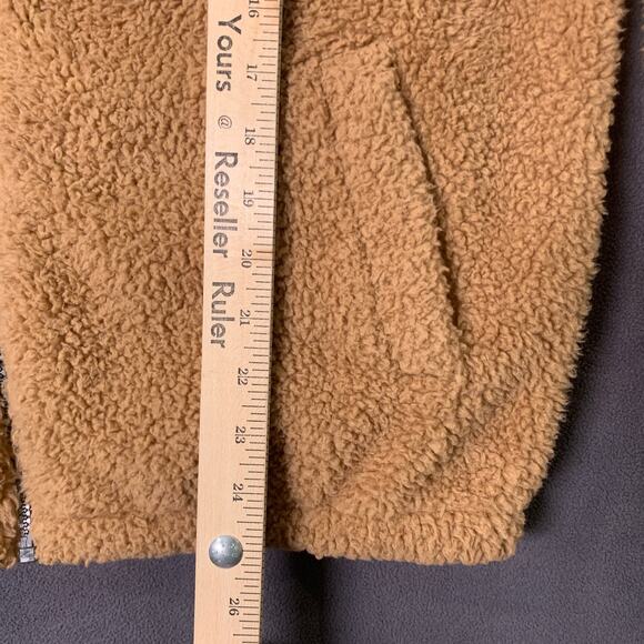 So Jacket Large Hood Cozy Softest Sherpa Faux Fur Cabincore Sherling Sweater - Picture 3 of 8